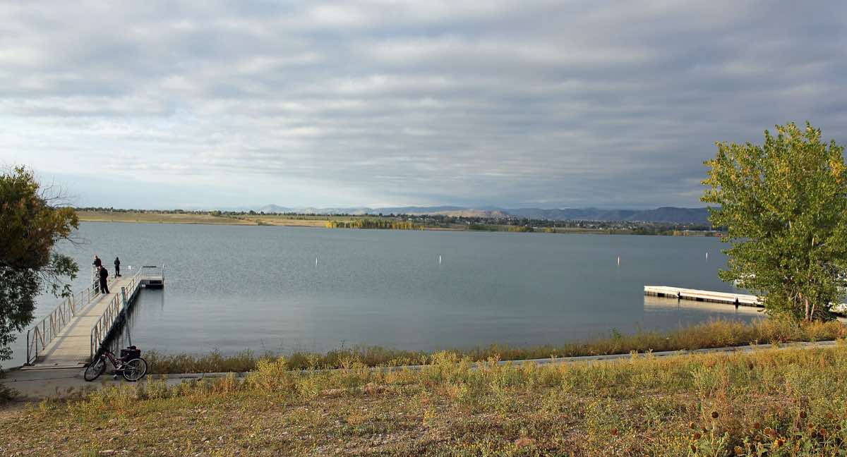 Scenery near the All-Out Fall Fest course in Westminster, Colorado