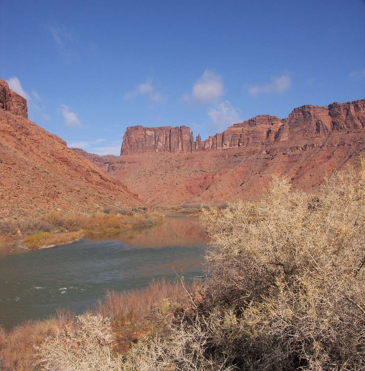 Scenery near the Canyonlands Half Marathon and 5 Mile course in Moab, Utah