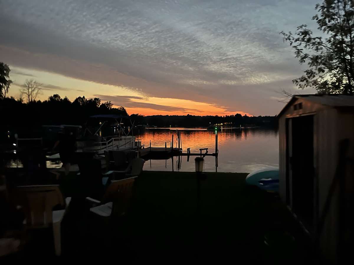 Scenery near the Kiel Raider Nation Triathlon course in Kiel, Wisconsin