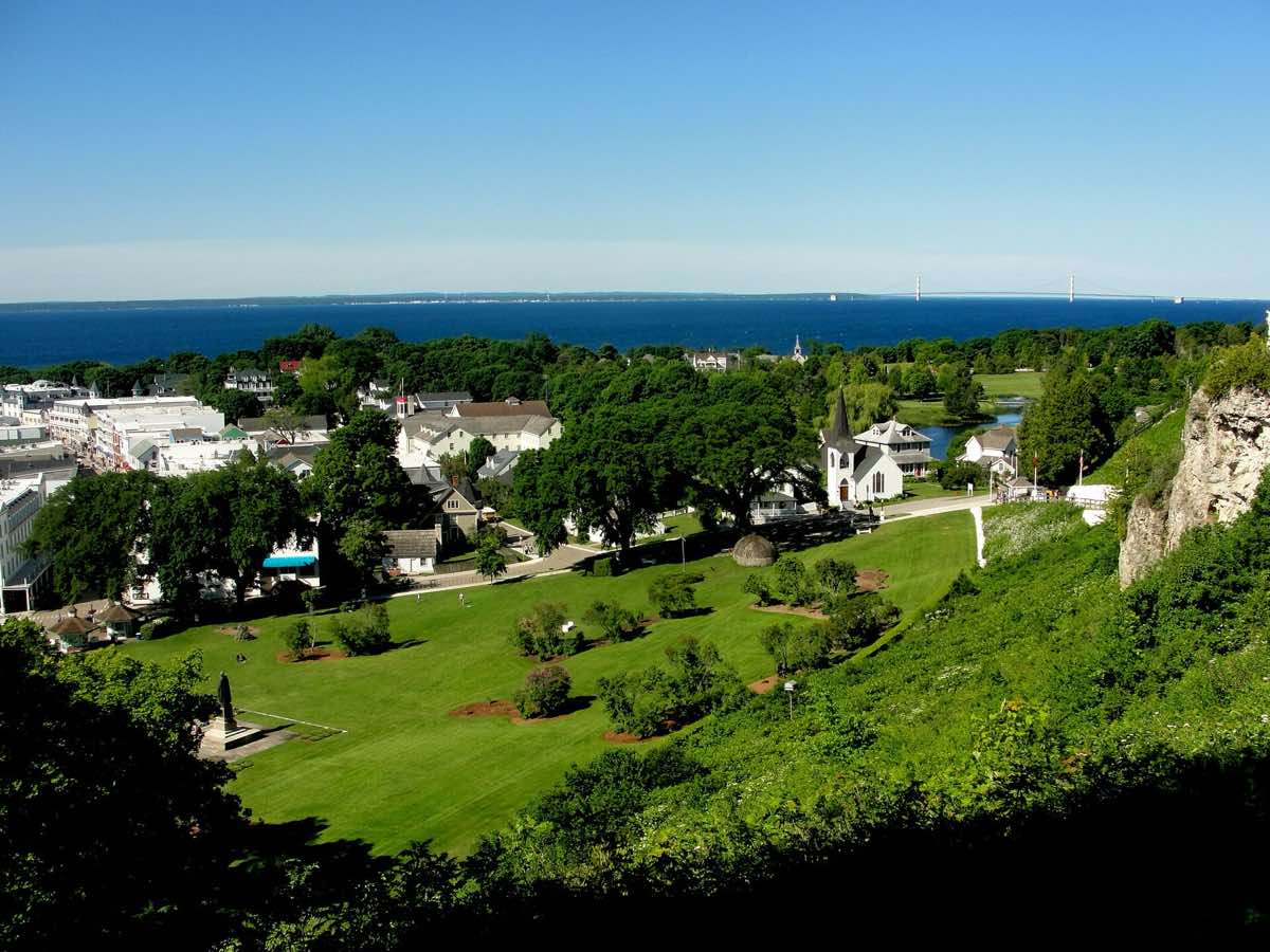 Landscape near Mackinac Island, Michigan