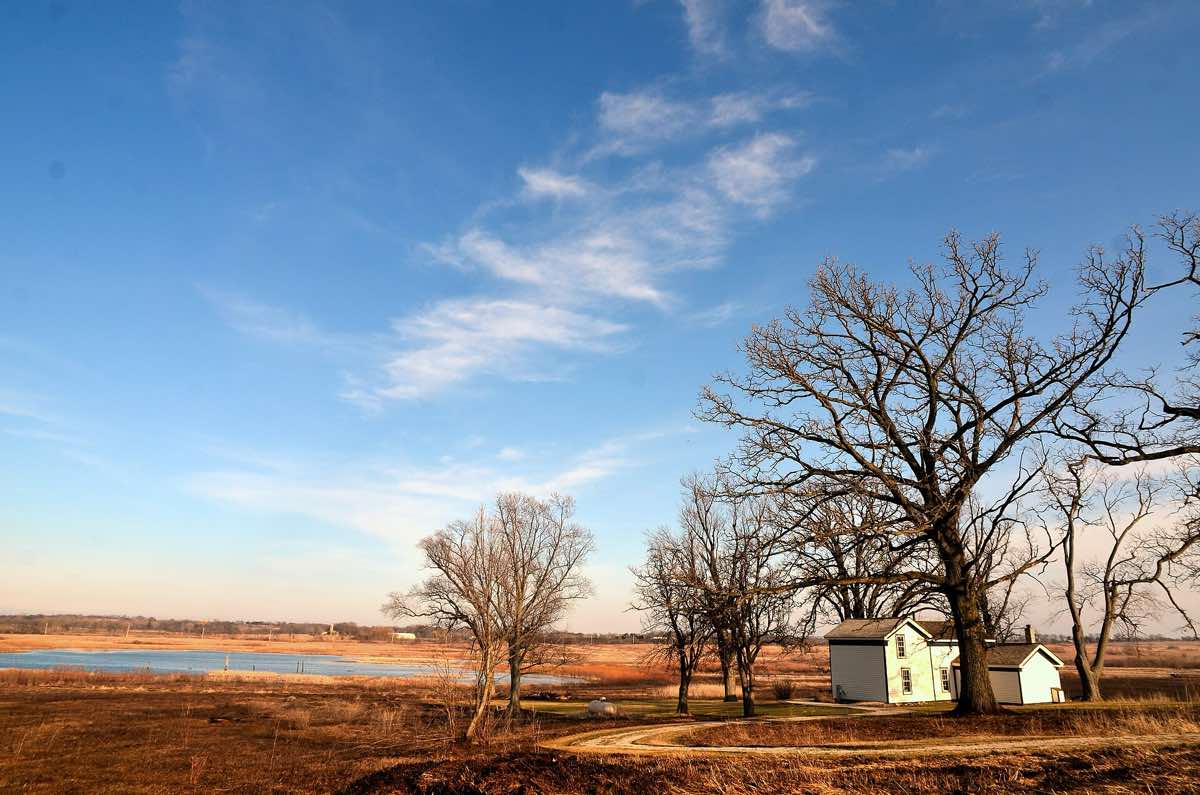 Scenery near the Richmond Rampage course in Richmond, Illinois